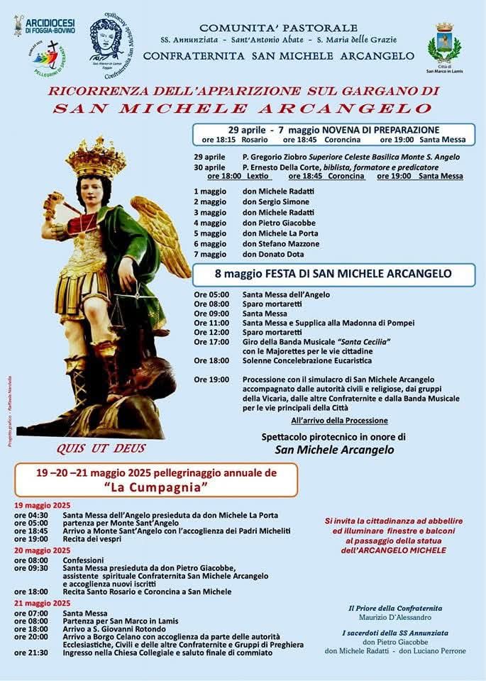 Locandina San Michele Arcangelo