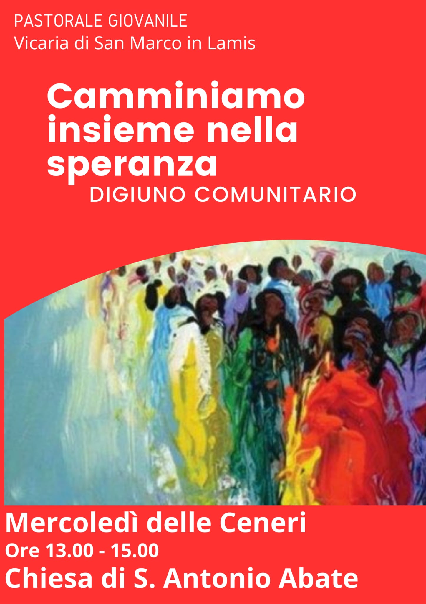 Locandina Mercoledì delle Ceneri